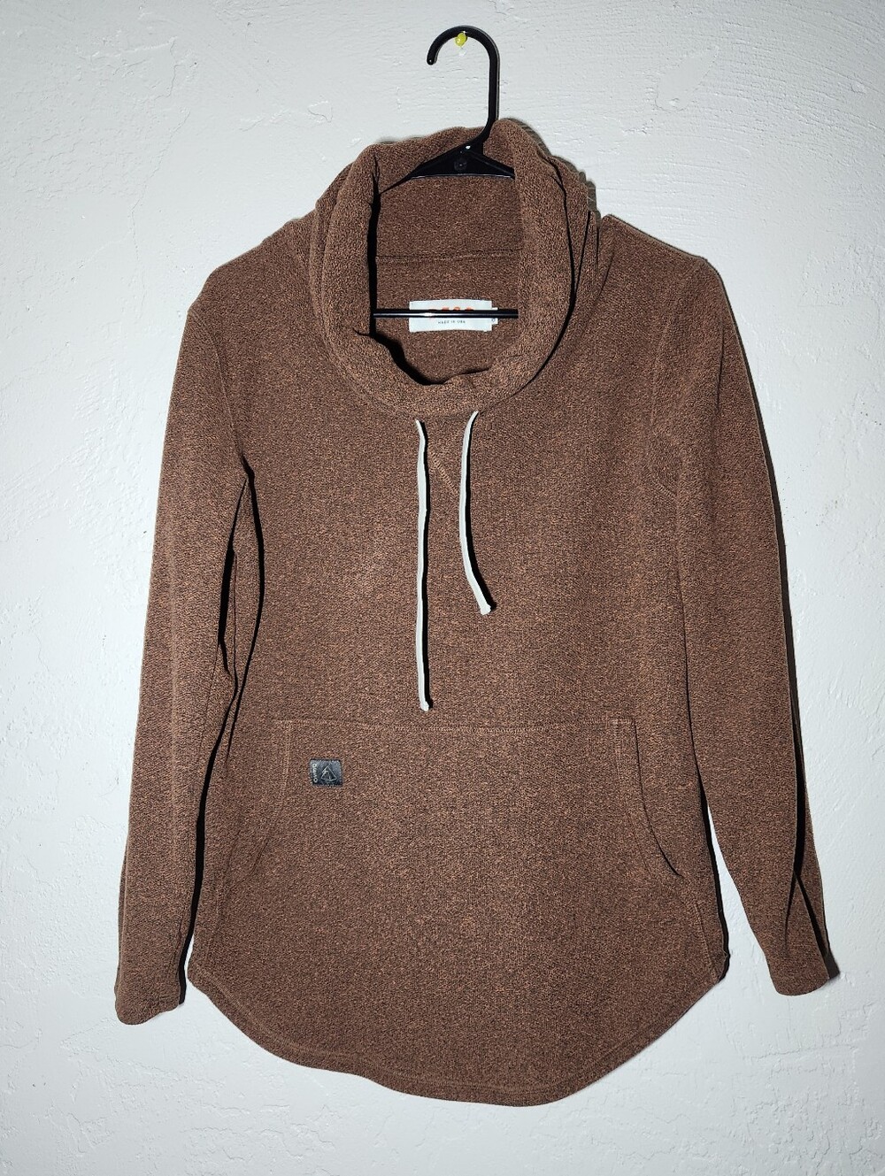 Deso Supply Co. Womens Size M Brown Tallac Funnel Neck Pullover Sweatshirt - Picture 2 of 5